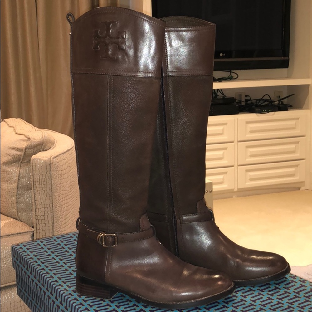 Tory Burch Simone  Boot #32148403, Brown, Size 7